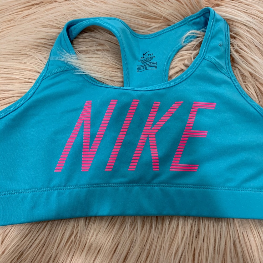 Blue Nike Sports Bra
